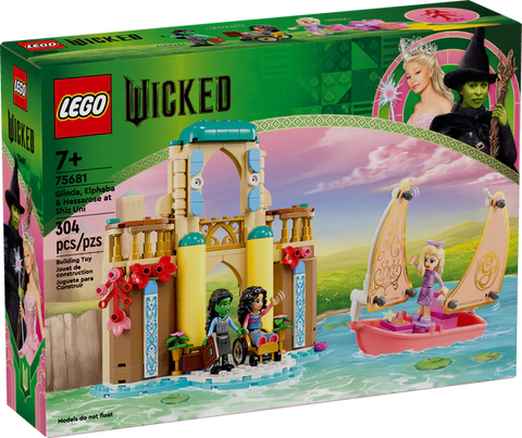 Legos WICKED Glinda, Elphaba Nessarose at Shiz University #75681