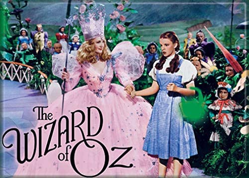 Dorothy & Glinda in Munchkinland Magnet
