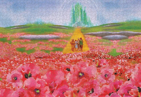 ✨TheWizardofOz × SBPSDunkLowPoppyField✨ Poppyfield 1000pc Puzzle – OZ Museum / Columbian Theatre