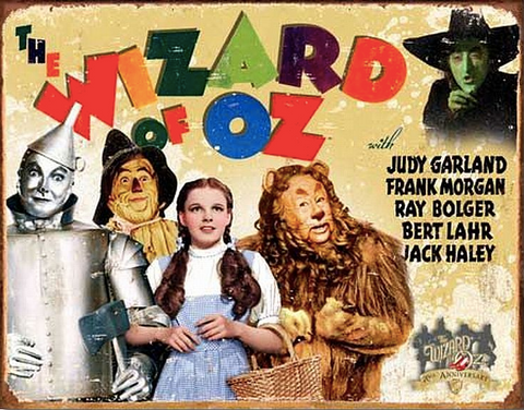 Wizard of Oz 70th Anniversary Poster METAL Sign – OZ Museum