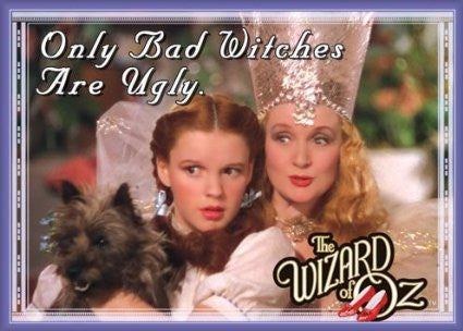 "Only Bad Witches Are Ugly" Magnet