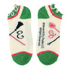 Wicked Elphaba & Glinda Icons Women's 5-Pair Ankle Socks-OSFA