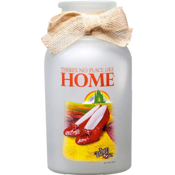 No Place Like Home Glass Lantern
