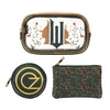 Universal Wicked: Part One 3-Piece Cosmetic Pouch Set with Emerald City Design