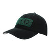 Wicked Glitter Print Logo Women's Black Unstructured Baseball Cap