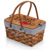 Handwoven Wood Picnic Basket
