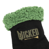 Wicked Embroidered Logo Women's Quarter Crew Socks