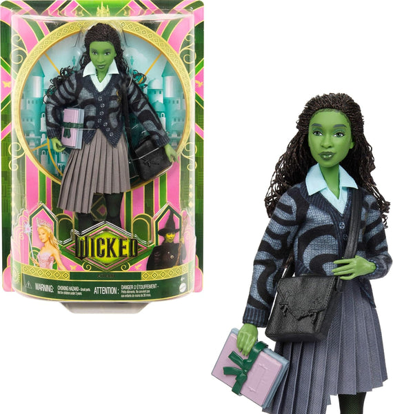 ELPHABA FASHION DOLL IN SCHOOL UNIFORM - Mattel