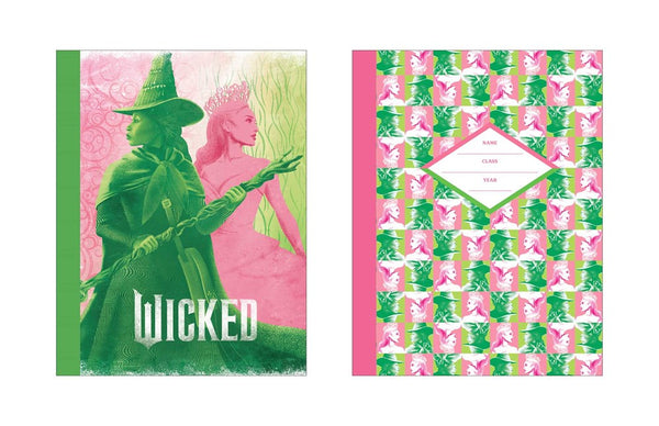 Wicked Pink & Green Composition Notebook Set