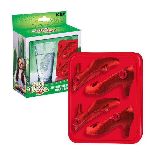 Wizard of Oz Ruby Slippers 3D Ice Cube Mold (Silicone)
