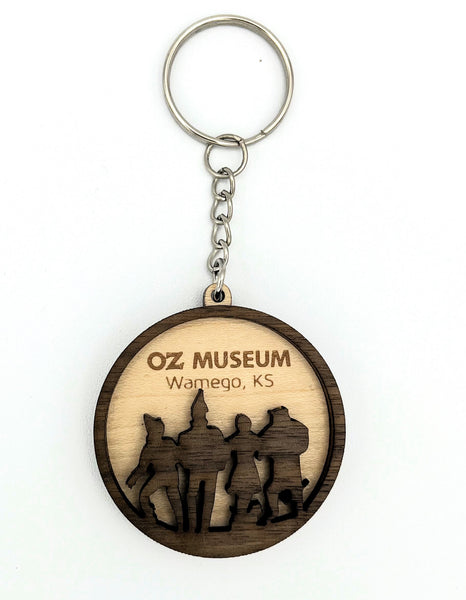 OZ Museum Wooden Keychain