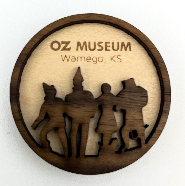 OZ Museum Wood Magnet