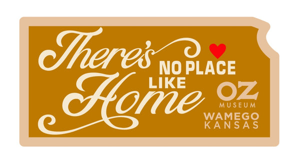 No Place Like Home KS State Patch - Sepia