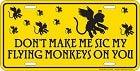 Flying Monkeys License Plate