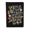 Wicked Wicked Embroidered Journal