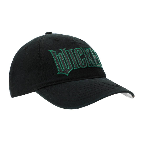 Wicked Glitter Print Logo Women's Black Unstructured Baseball Cap – OZ ...