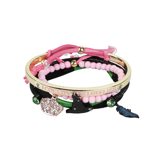 Wicked: Glinda and Elphaba Arm Party 4 Pack Bracelet Set