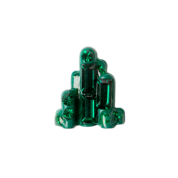 The Wizard of Oz Emerald City Charm with Crystals