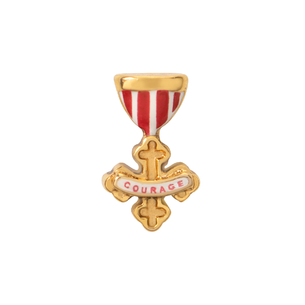 The Wizard of Oz Badge of Courage Charm