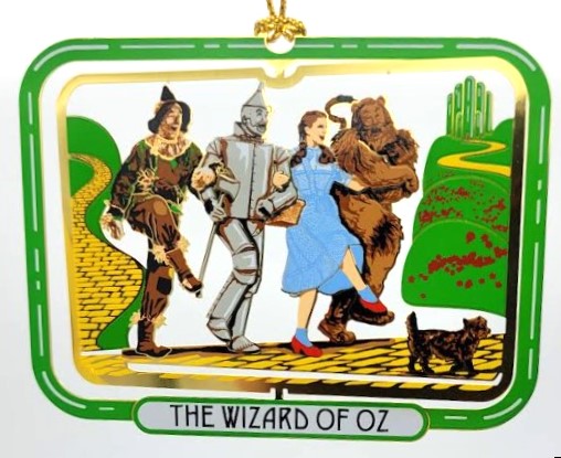 Wizard of OZ Brass Ornament
