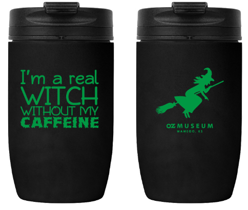 "I'm a Real Witch Without My Caffeine" 13oz Travel Mug