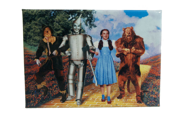 Four Characters on Yellow Brick Road Magnet
