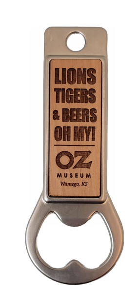 Lions, Tigers, and Beers Bottle Opener