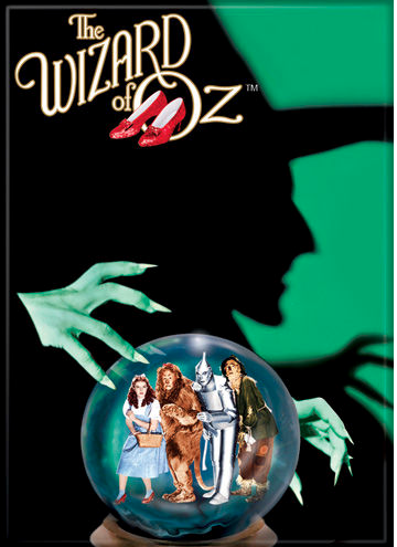 Wicked Witch Green Silhouette Magnet