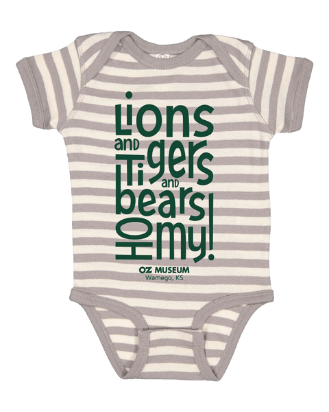Lions Tigers, and Bears! Onesie