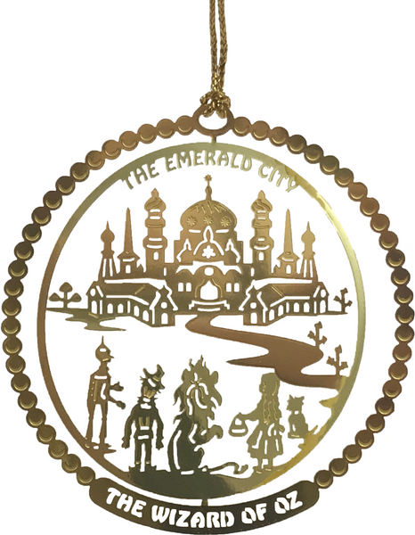 Emerald City Brass Ornament
